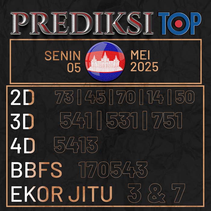 PREDIKSI TOP TOGEL CAMBODIA