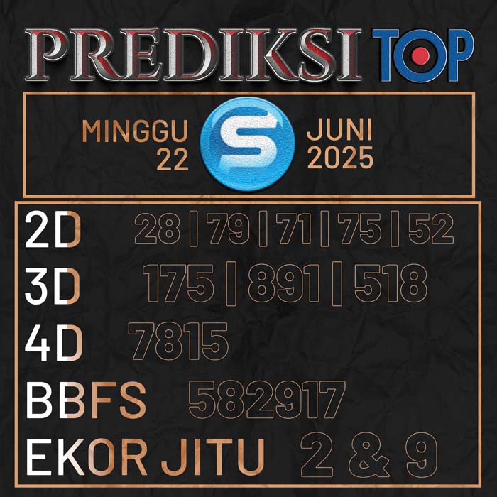PREDIKSI TOP TOGEL SINGAPORE