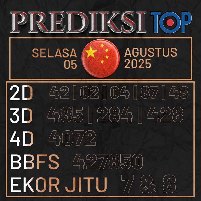 PREDIKSI TOP TOGEL CHINA