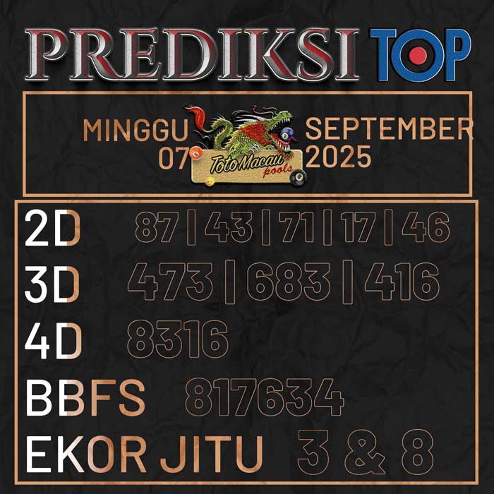 PREDIKSI TOP TOGEL MACAU