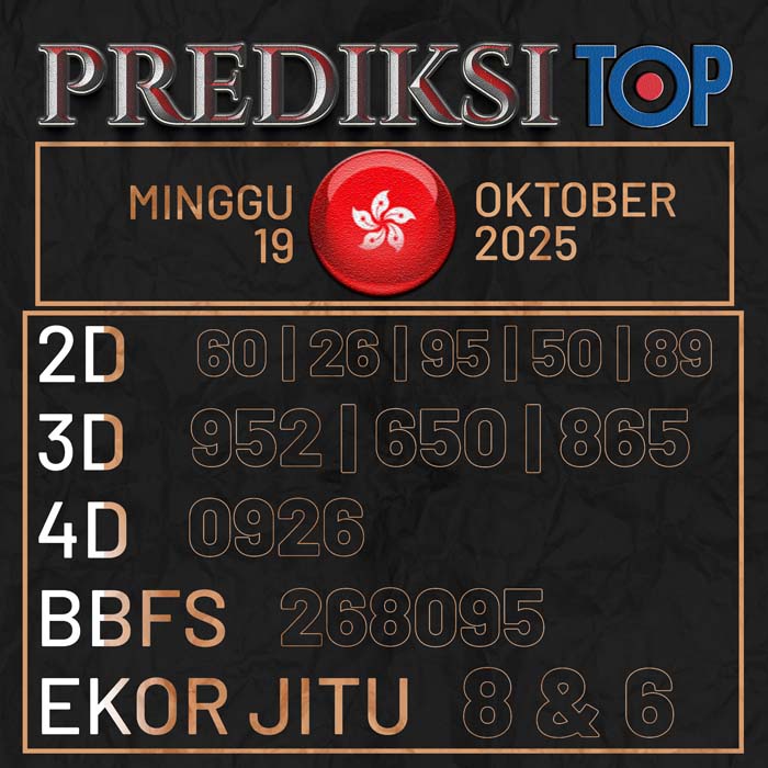 PREDIKSI TOP TOGEL HONGKONG