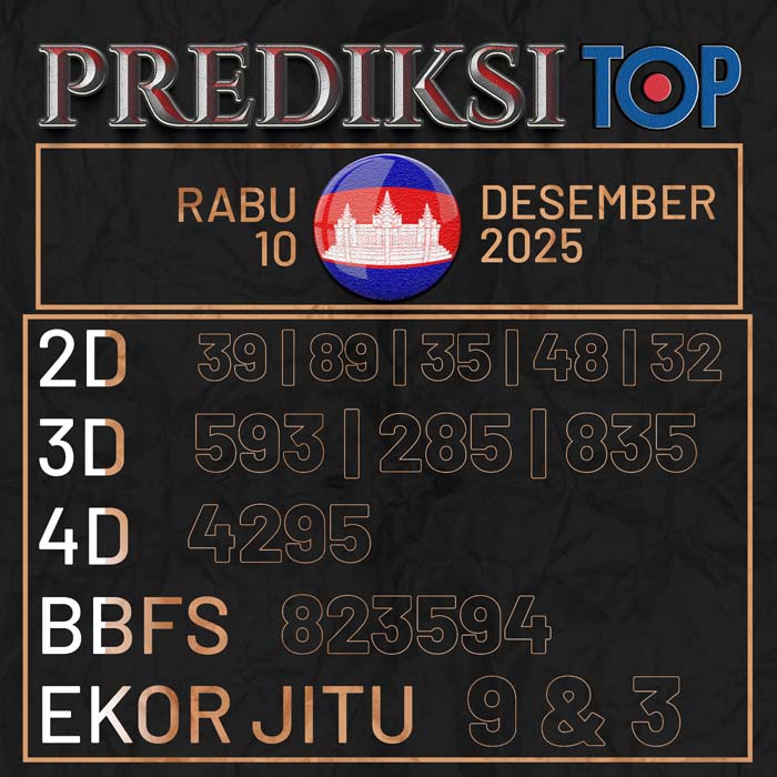 PREDIKSI TOP TOGEL CAMBODIA