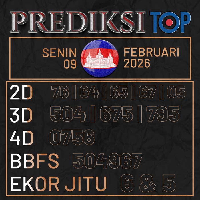 PREDIKSI TOP TOGEL CAMBODIA