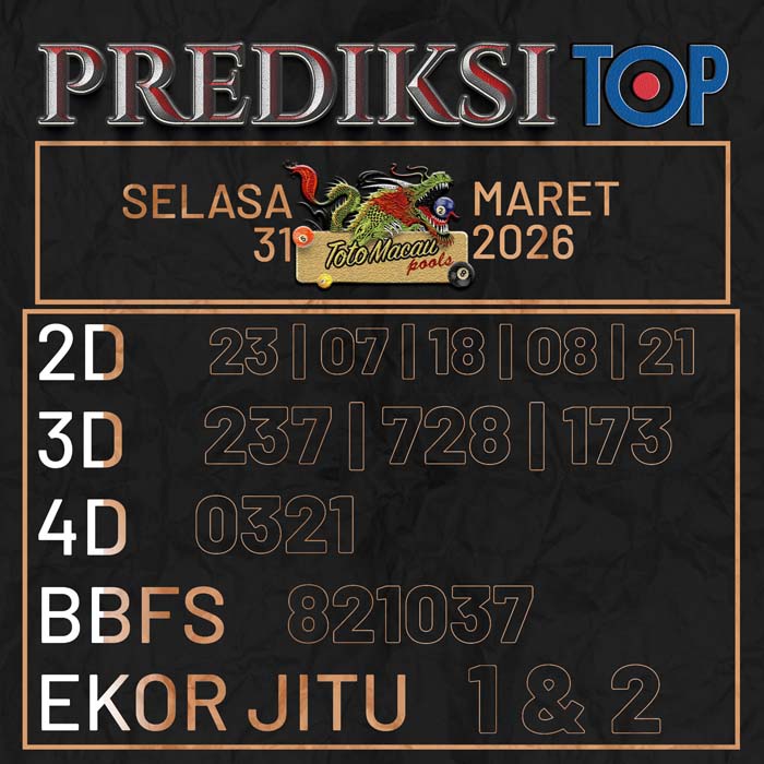 PREDIKSI TOP TOGEL MACAU